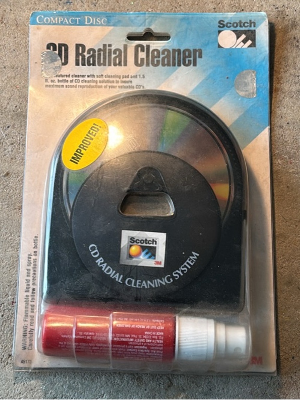 Scotch CD Radial Cleaner - Black